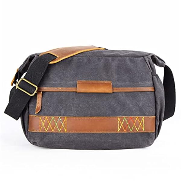 JHDFH Camera canvas fotografie waterdichte schouder casual crossbody tas heren dames spiegelreflex cameratas (Color : A, Size : One size)